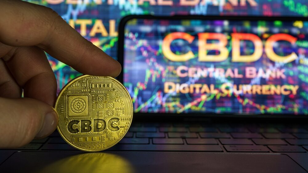 CBDC visual concept. Central Bank Digital Currency.